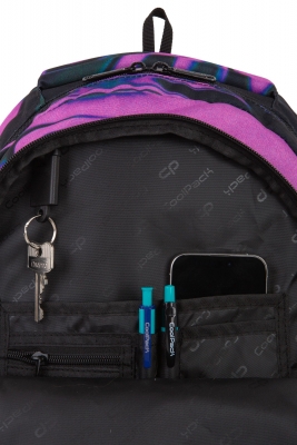 Rucsac CoolPack Pick, 2 compartimente, compartiment pentru laptop, Amethyst 